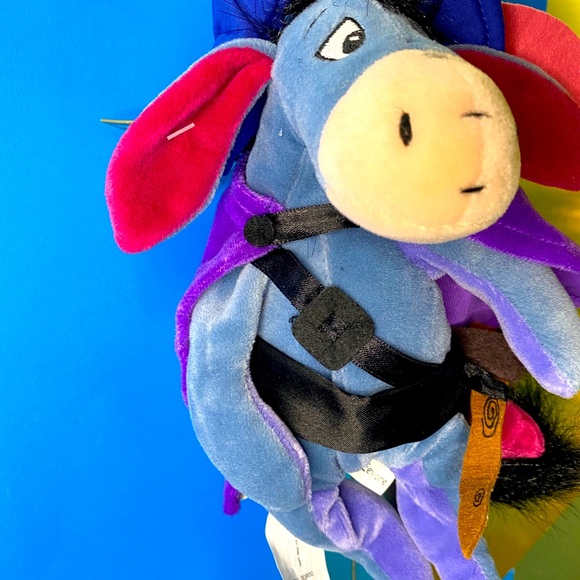 DISNEY STORE EXCLUSIVE NWT 90s WINNIE THE POOH EEYORE MUSKETEER BEAN BAG PLUSH - Picture 10 of 12